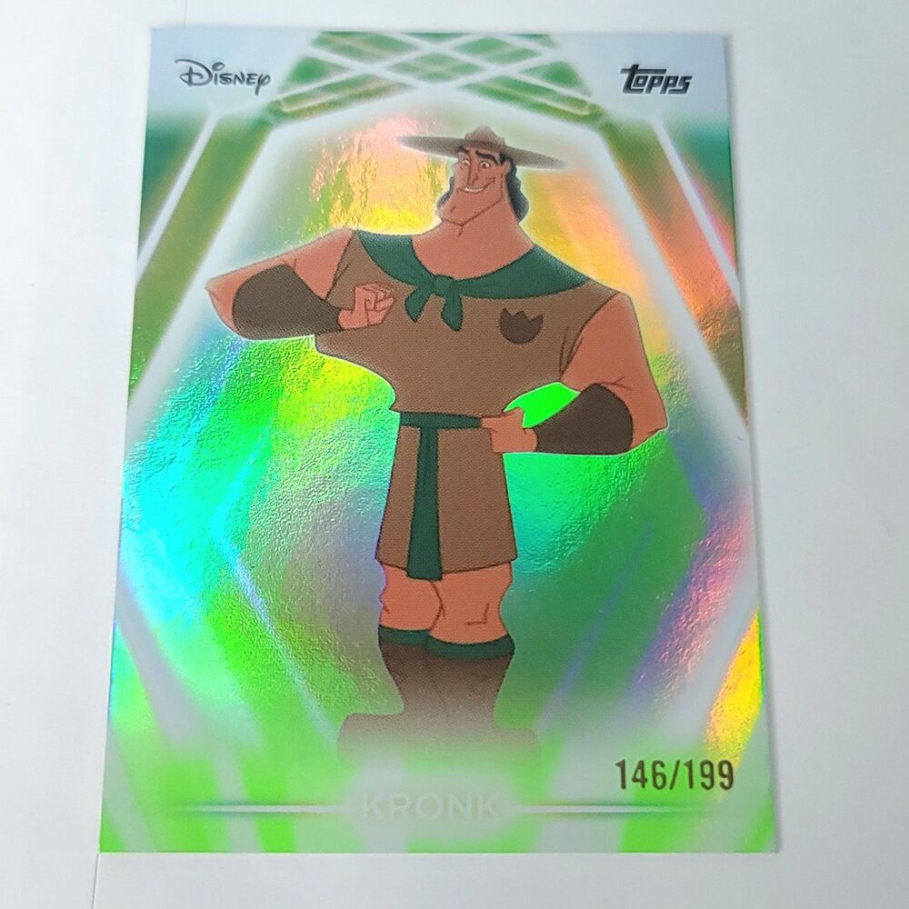 Kronk Topps 2026 Disney Neon Holo Parallel Refractor Limited 146/199
